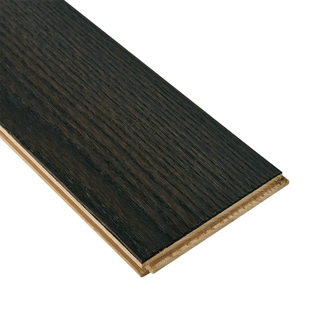 Bruce Nature of Wood Dark Brown Red Oak 5-in W x 3/4-in T x Varying Length Wirebrushed Solid Hardwood Flooring (23.5-sq ft / Carton), photo 3 of 6