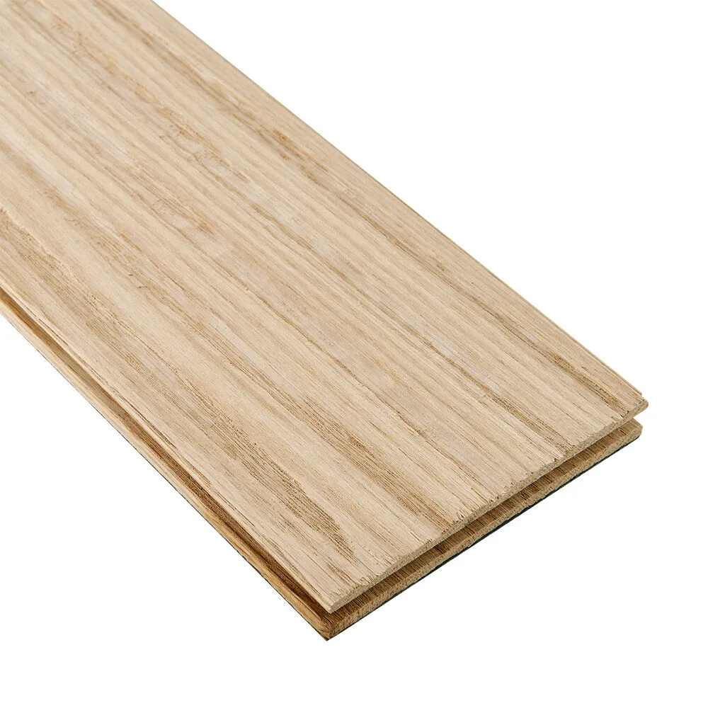 Bruce Nature of Wood Dark Brown Red Oak 5-in W x 3/4-in T x Varying Length Wirebrushed Solid Hardwood Flooring (23.5-sq ft / Carton), photo 4 of 6