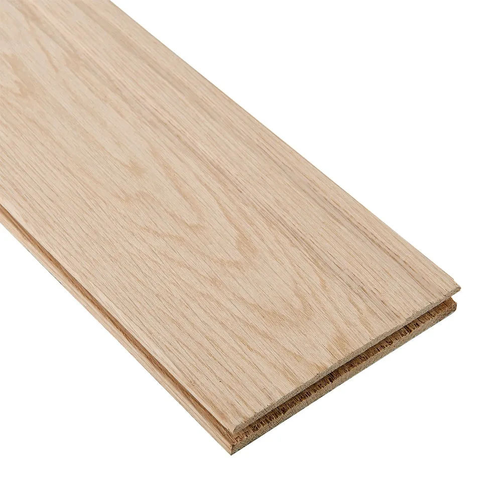 Bruce Nature of Wood Medium Brown Red Oak 5-in W x 3/4-in T x Varying Length Wirebrushed Solid Hardwood Flooring (23.5-sq ft / Carton), photo 4 of 6