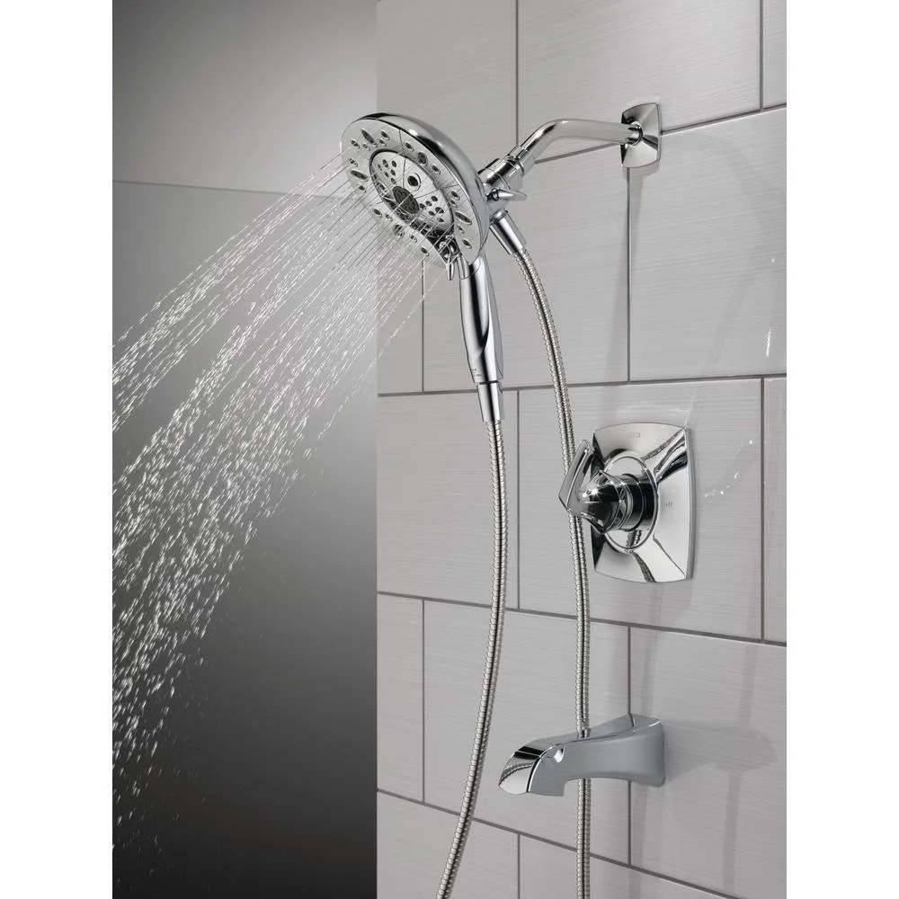 Vesna In2ition 2-in-1 Single-Handle 5-Spray Tub and Shower Faucet in Chrome (Valve Included), photo 7 of 16