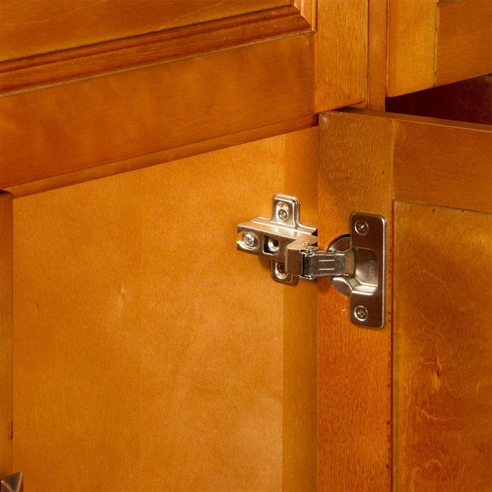 Exhibit 48 in. W Bath Vanity Cabinet Only in Rich Cinnamon, photo 8 of 12