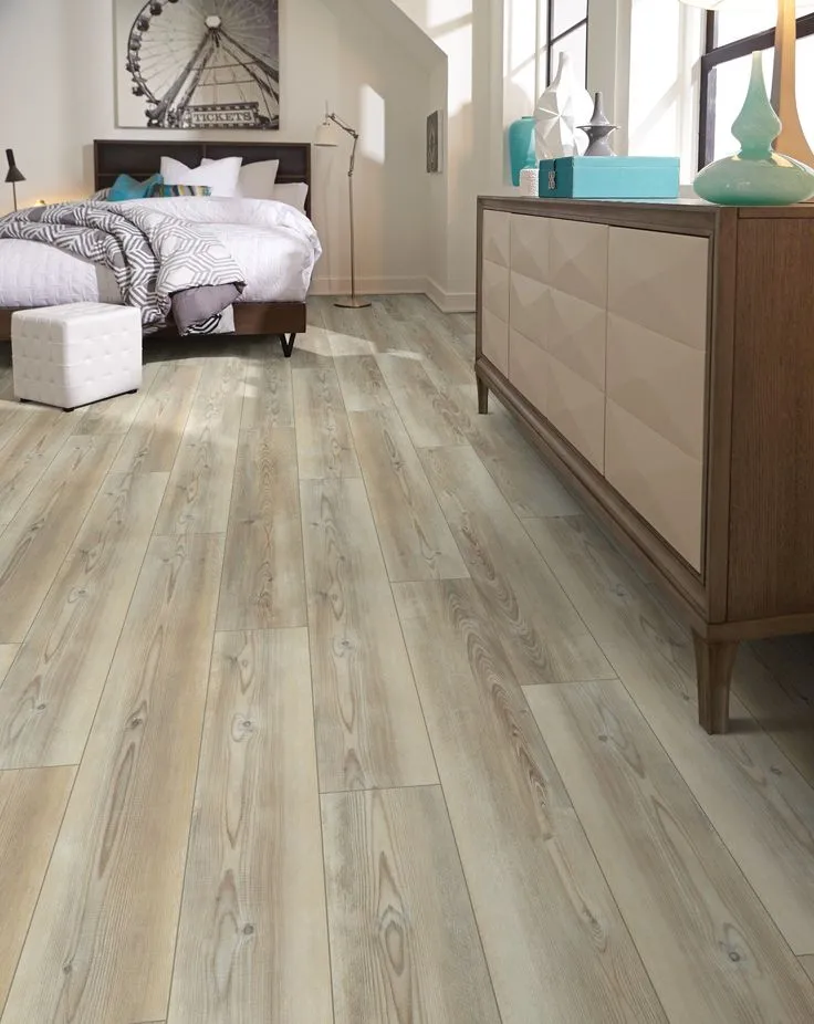 Shaw Prismatic Plus 8-Piece 7.09-in x 48.03-in Glacier Pine Luxury Vinyl Plank Flooring, photo 8 of 8