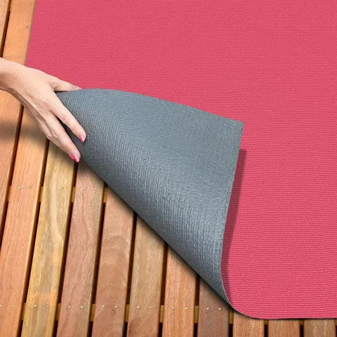 Indoor/Outdoor Carpet with Rubber Marine Backing - Pink - Several Sizes Available - Carpet Flooring for Patio