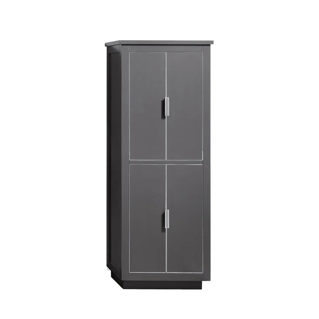 Avanity Allie/Austen 24-in W x 65-in H x 16-in D Twilight Gray Birch Freestanding Linen Cabinet, photo 10 of 13