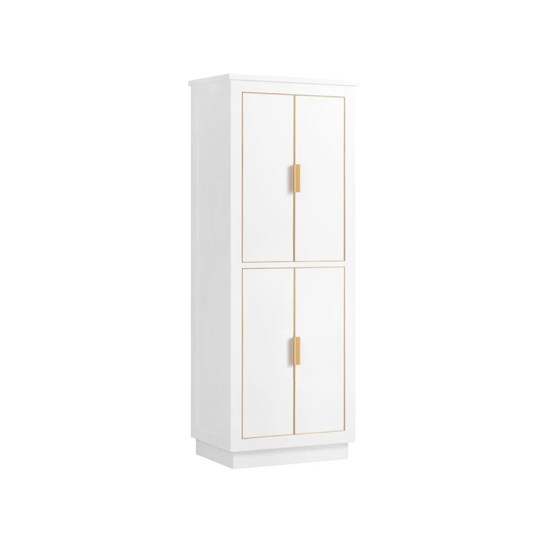 Avanity Allie/Austen 24-in W x 65-in H x 16-in D Twilight Gray Birch Freestanding Linen Cabinet, photo 13 of 13