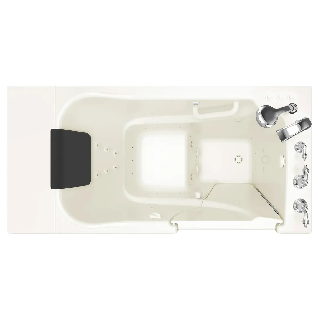 American Standard Gelcoat Premium 52 in. Right-Hand Walk-In Whirlpool & Air Bathtub in Linen, photo 6 of 9