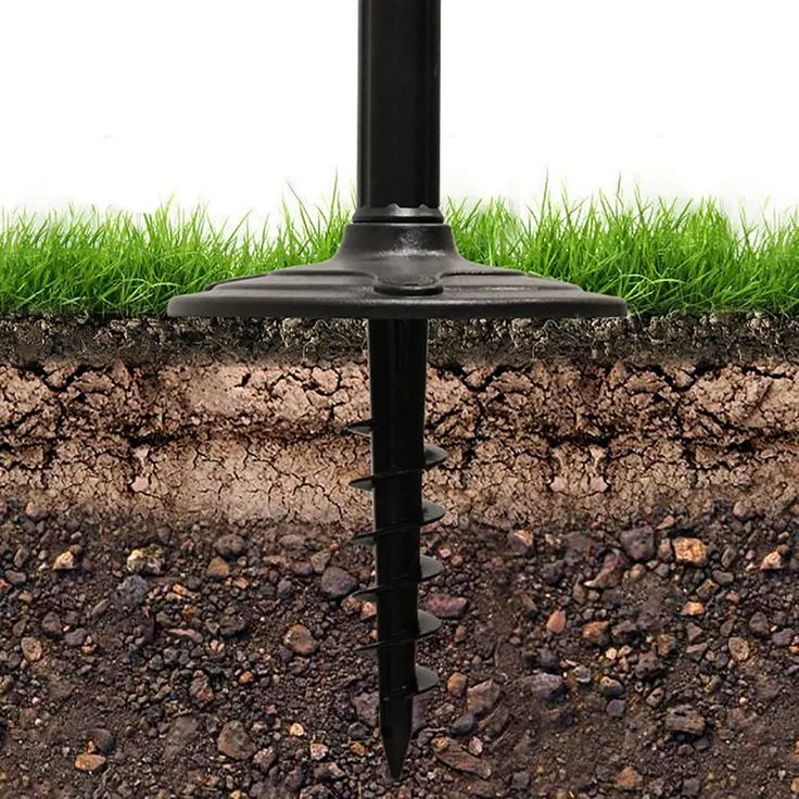 Gama Sonic Baytown II Bulb Black Resin Solar Warm-White Outdoor Integrated LED Post Light and Lamp Post with EZ-Anchor Base, photo 3 of 8