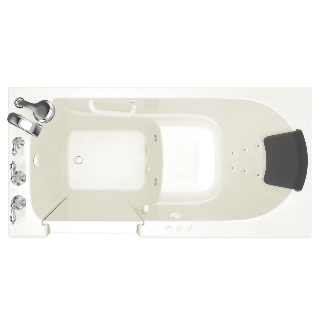 American Standard Gelcoat Premium Series 60 in. Left-Hand Walk-In Whirlpool and Air Bathtub in White, photo 21 of 22