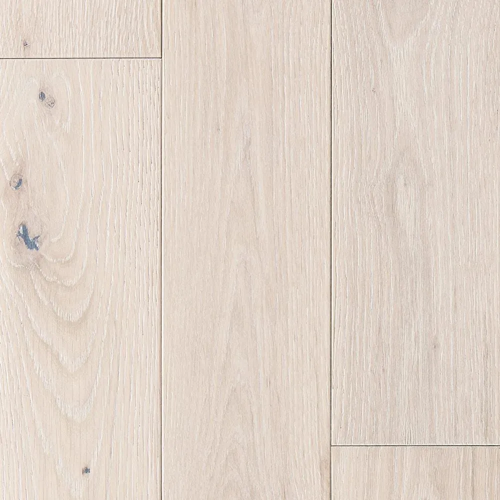 Villa Barcelona Ivory French oak 3/4-in T x 5-in W Water Resistant Wirebrushed Solid Hardwood Flooring ( 22.6-sq ft / Carton ), photo 7 of 7