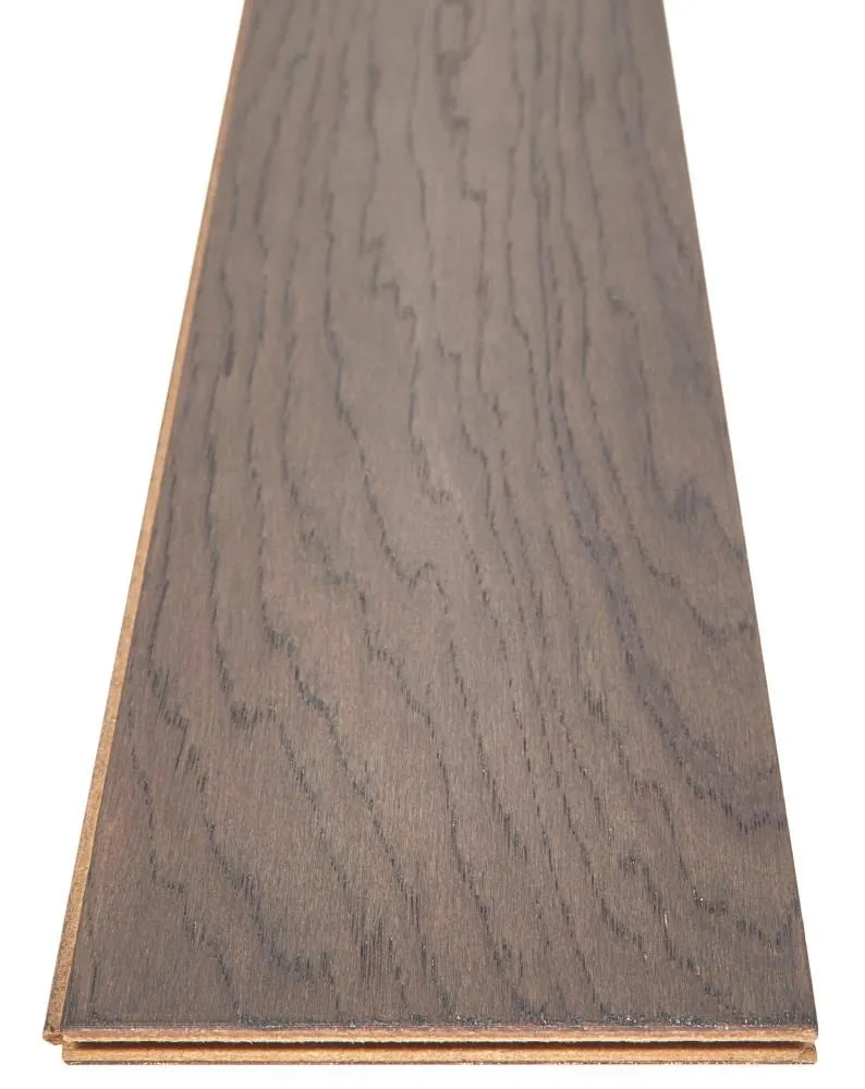 Shaw Farmhouse Sumac Hickory 3/8-in T x 5-in W Wirebrushed Engineered Hardwood Flooring ( 23.66-sq ft / Carton ), photo 5 of 9