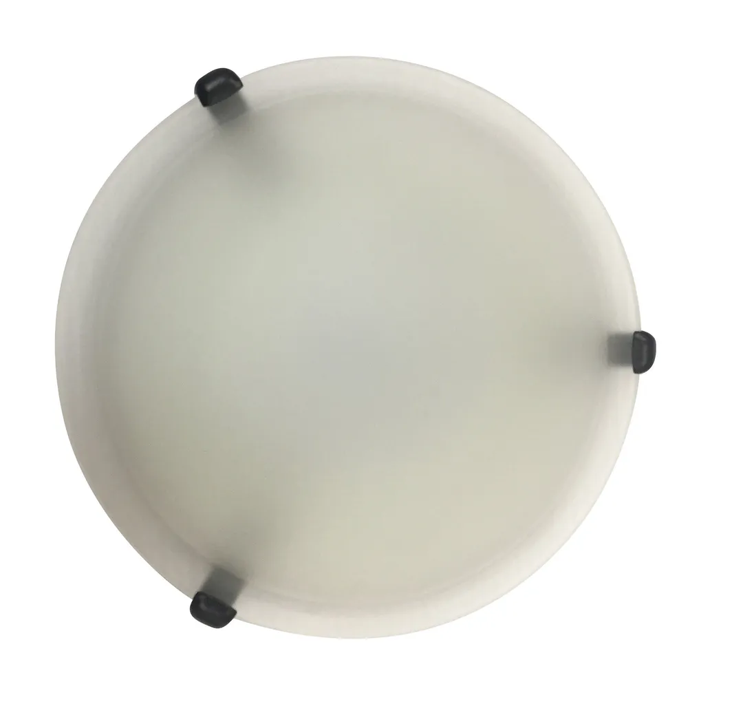 Portfolio Adorley 16-in Brushed Nickel/Bronze/White Modern LED Semi-Flush Mount Light, ENERGY STAR, photo 8 of 11