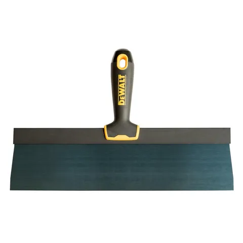 10 in. Blue Steel Hammer-End Taping Knife with Soft Grip Handle