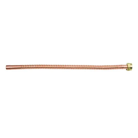 2 in. FIP x 3/4 in. Nominal Male/ Female Sweat x 24 in. Copper Water Heater Connector
