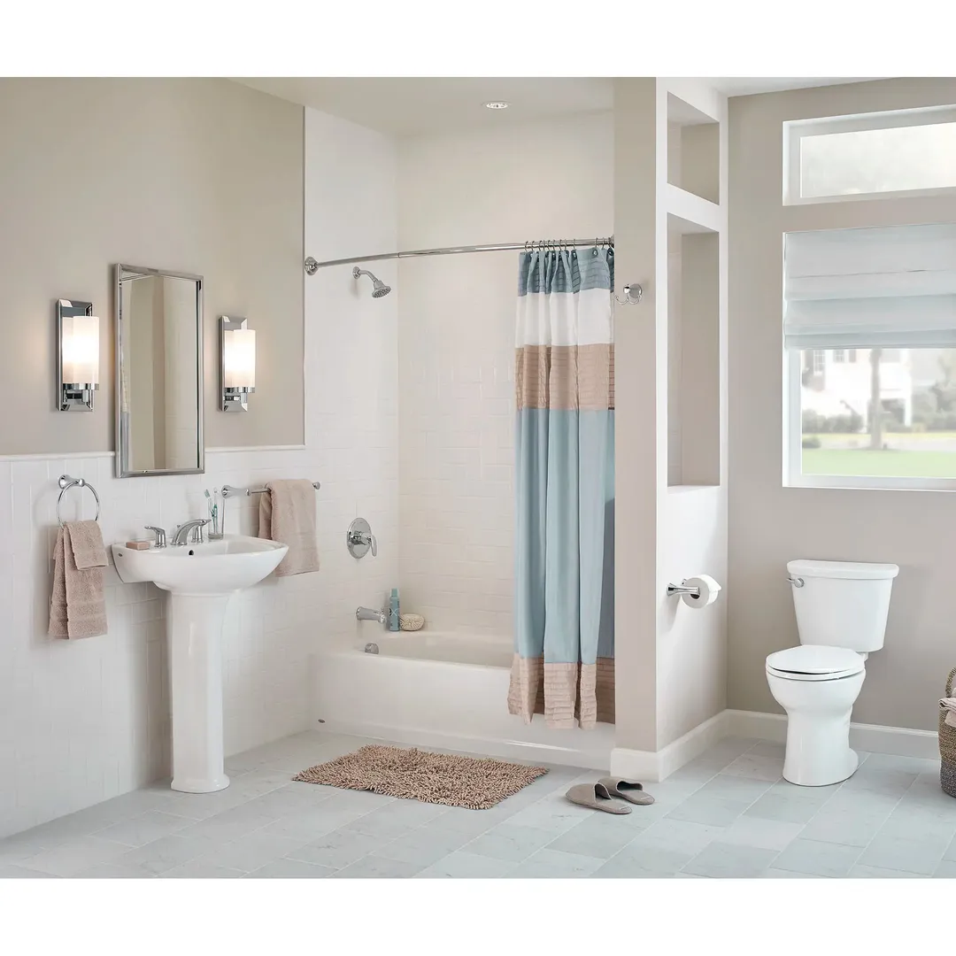American Standard Colony 10 in. Rough-In 2-Piece 1.28 GPF Single-Flush Elongated Toilet in White (Seat Not Included), photo 12 of 17