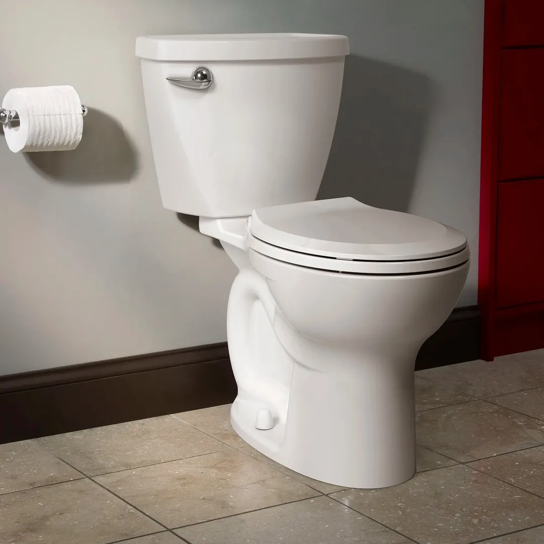 American Standard Cadet 3 White Round Chair-Height 2-Piece Toilet, 10-in Rough-In (ADA Compliant), photo 10 of 14