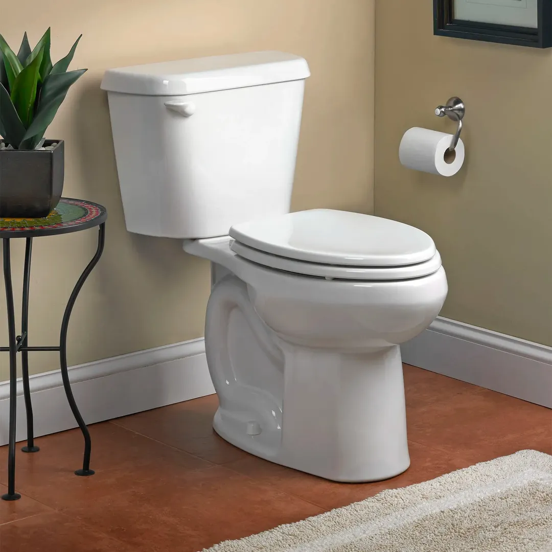 American Standard Colony White Elongated Standard Height 2-Piece Toilet, 10-in Rough-In, photo 8 of 14