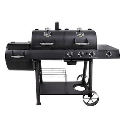 Longhorn Black Triple-Function Combo Grill