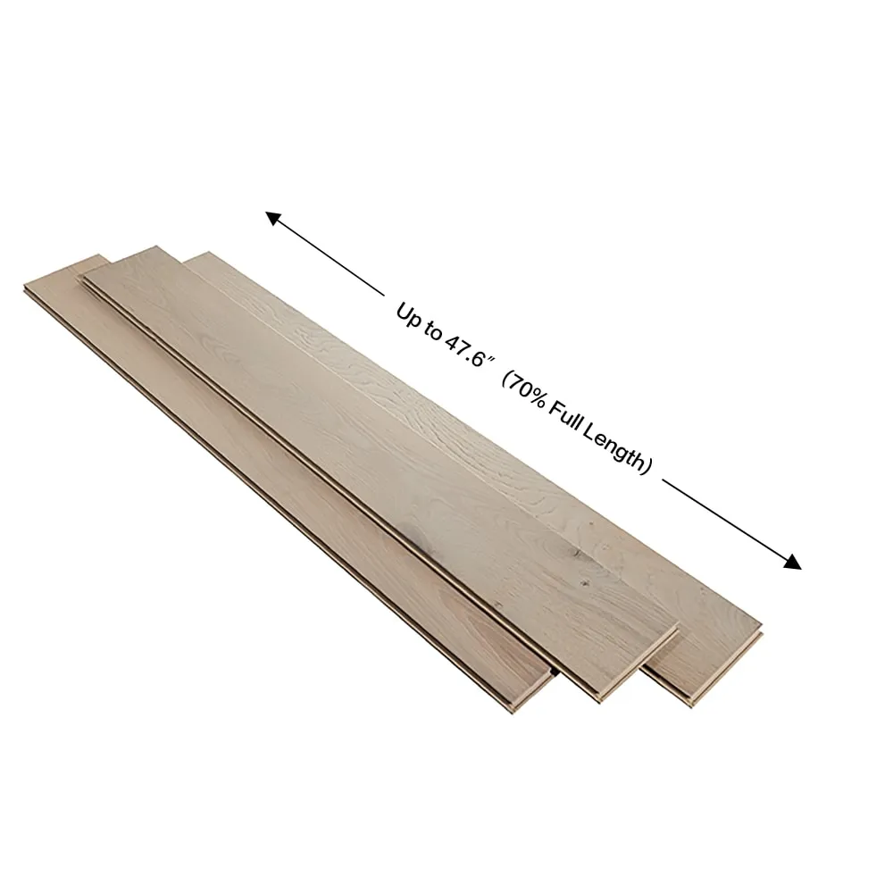 Villa Barcelona Canarias French oak 1/2-in T x 7-1/2-in W Water Resistant Wirebrushed Engineered Hardwood Flooring ( 23.32-sq ft / Carton ), photo 6 of 6