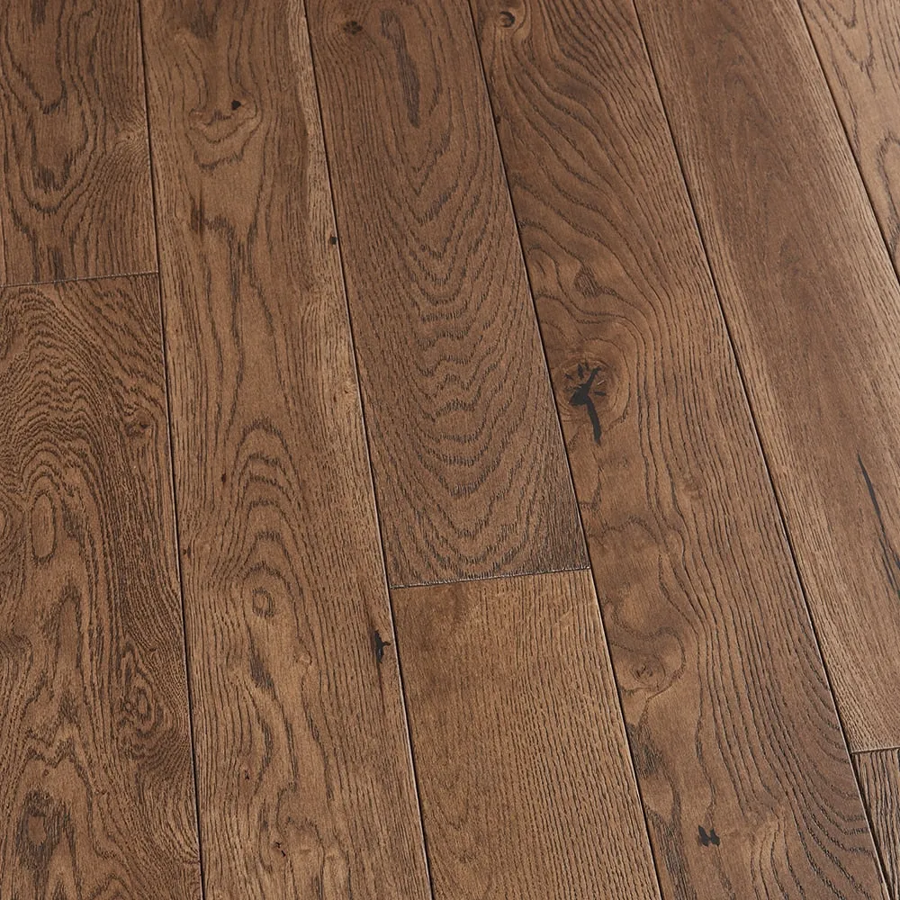 Villa Barcelona El Camino French oak 3/4-in T x 5-in W Water Resistant Wirebrushed Solid Hardwood Flooring ( 22.6-sq ft / Carton ), photo 3 of 7