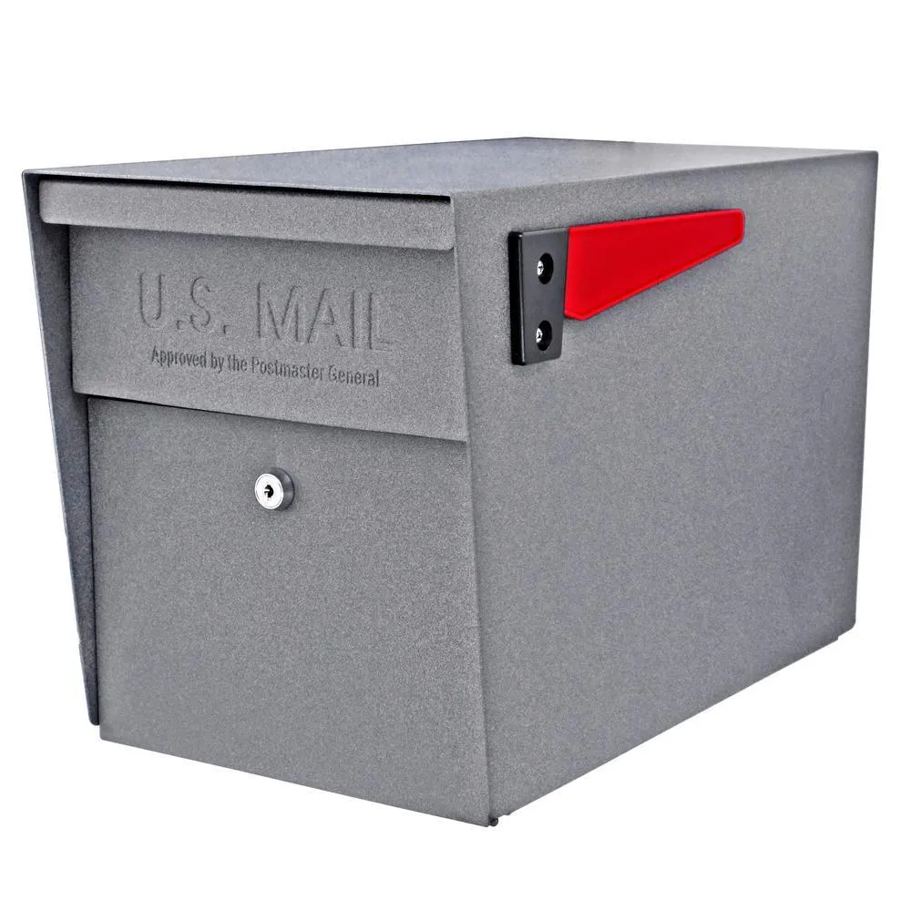 Mail Boss Locking Post Mount Mailbox with High Security Reinforced Patented Locking System, Black, photo 16 of 16