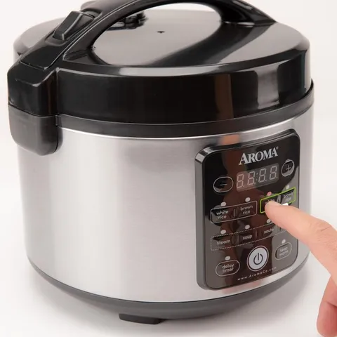12-Cup Stainless Steel Smart Carb Rice Cooker