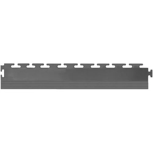 Perfection Floor Tile Dark Gray Garage Floor Edge Trim, 3 in W x 20.5 in L, 4-Pack, photo 4 of 15