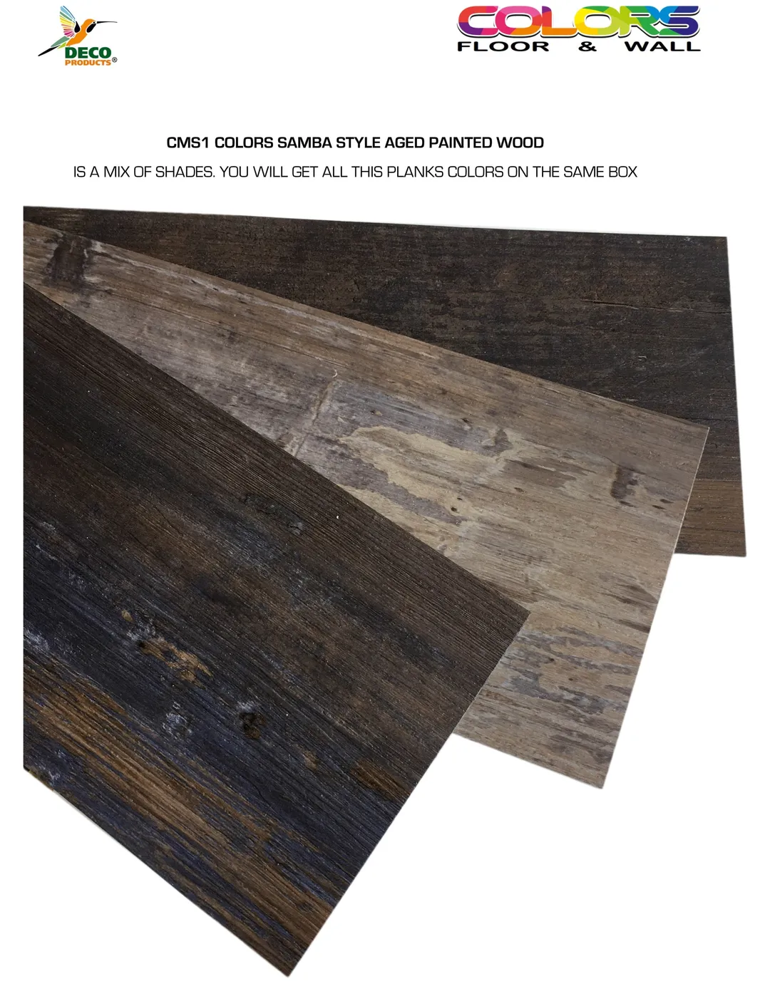 Deco Products Colors Samba High Variation 6-in x 36-in Luxury Vinyl Plank Flooring, 20-Piece Carton (30 sq ft), photo 14 of 21