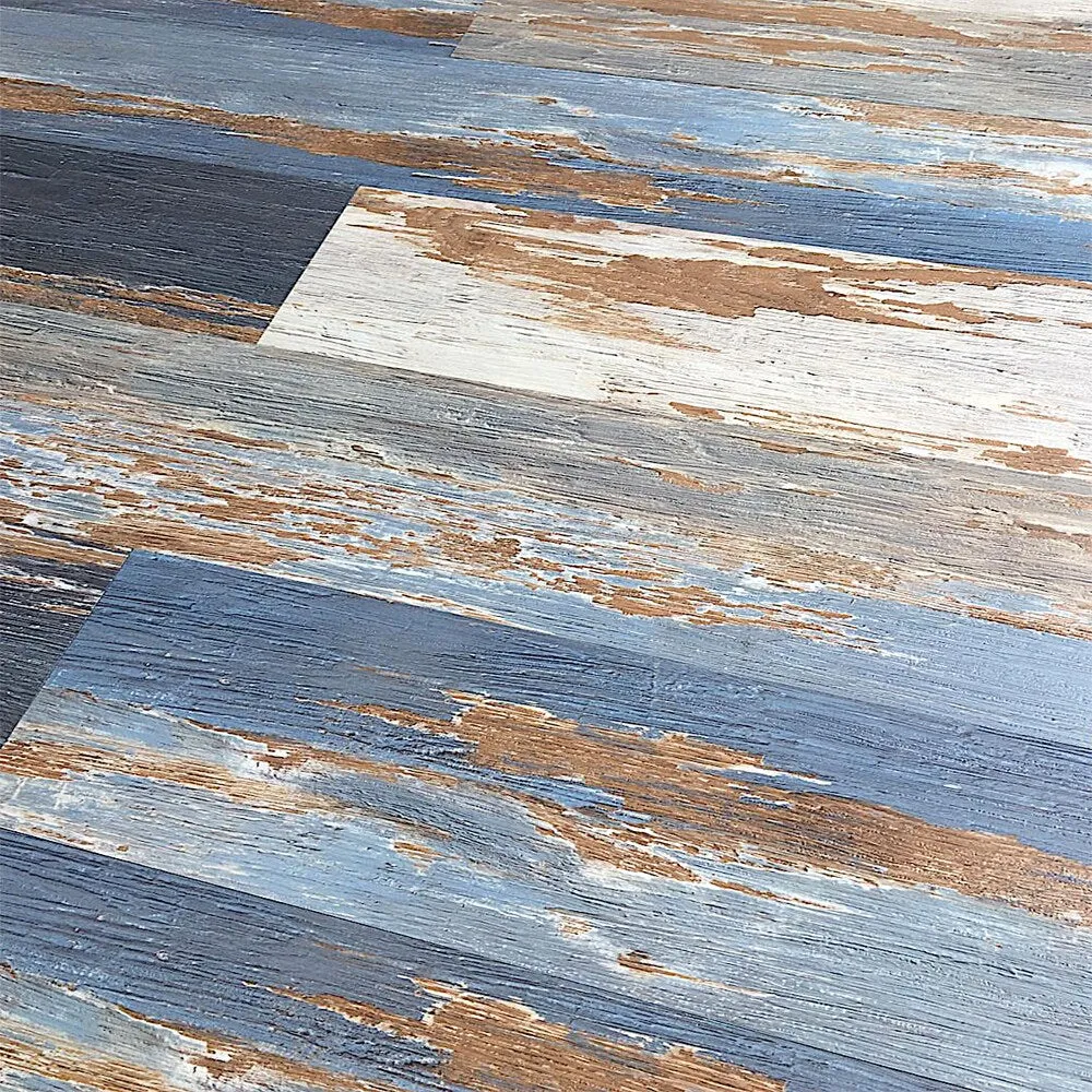 Deco Products Colors Old Blue Sea High Variation 6-in x 36-in Waterproof Luxury Vinyl Plank Flooring, 20-Piece (30-sq ft Carton), photo 4 of 8