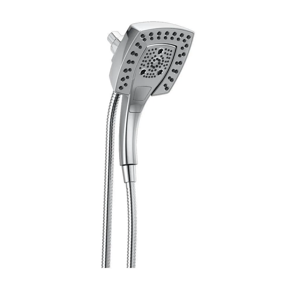 In2ition Two-in-One 5-Spray 5.8 in. Dual Wall Mount Fixed and Handheld Shower Head in Stainless, photo 14 of 17