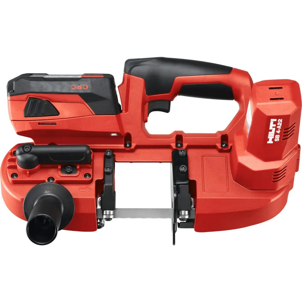 Hilti 22-Volt SB 4-A22 Cordless Band Saw Kit Includes 3-Pack of 14 TPI / 18 TPI Teeth Blades, Battery, Charger and Tool Bag, photo 3 of 9