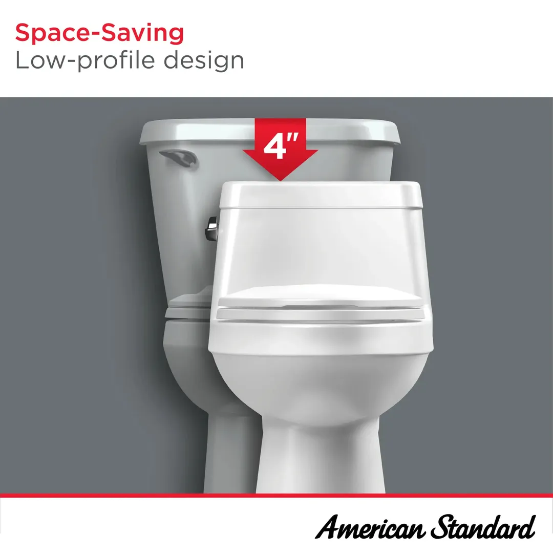 American Standard Colony 1-Piece 1.28 GPF Single Flush Elongated Toilet in White, Seat Included, photo 8 of 9