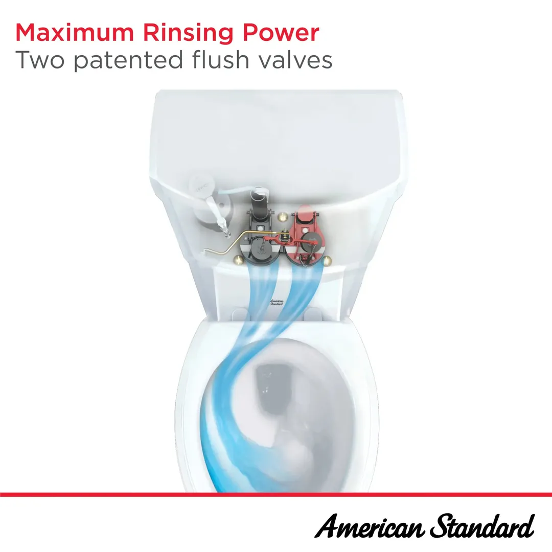 American Standard Homestead VorMax White WaterSense Elongated Chair Height 2-Piece Toilet, 12-in Rough-In (ADA Compliant), photo 17 of 17