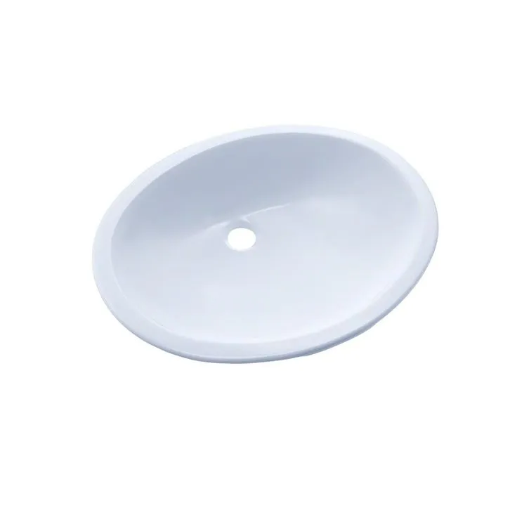 TOTO Rendezvous 17 in. Undermount Bathroom Sink with CeFiONtect in Cotton White, photo 2 of 3
