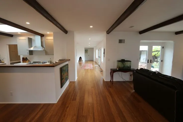 CALI (Sample) Fossilized Java Bamboo Smooth/Traditional Waterproof Hardwood Flooring, photo 3 of 12