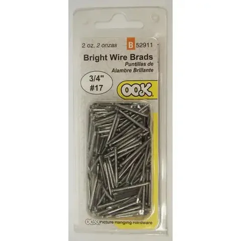 17 Ga x 3/4 in Bright Steel Brad Nails (2 oz)