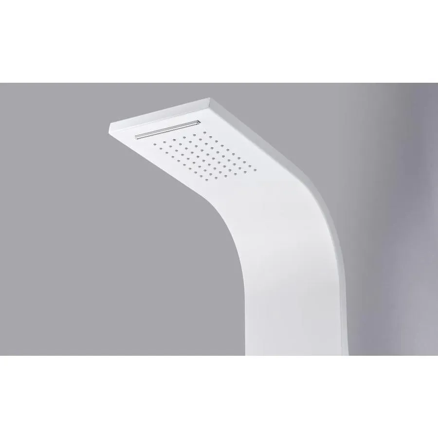 ANZZI Arena White 2-Spray Shower Panel System (Valve Included), photo 8 of 13