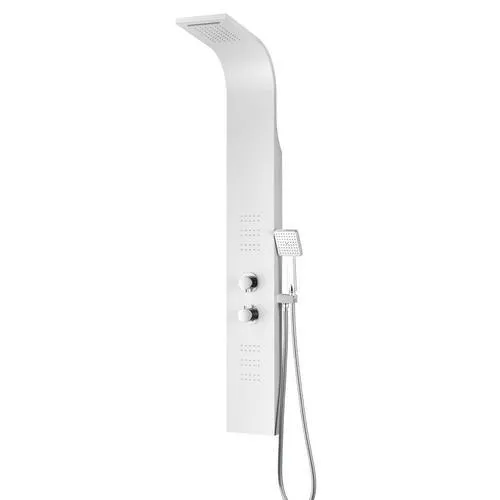 ANZZI Arena White 2-Spray Shower Panel System (Valve Included), photo 10 of 13