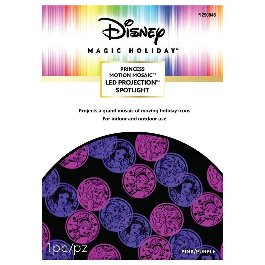 Disney Swirling Pink/Purple LED Princesses Christmas Indoor/Outdoor Light Show Projector, photo 2 of 3