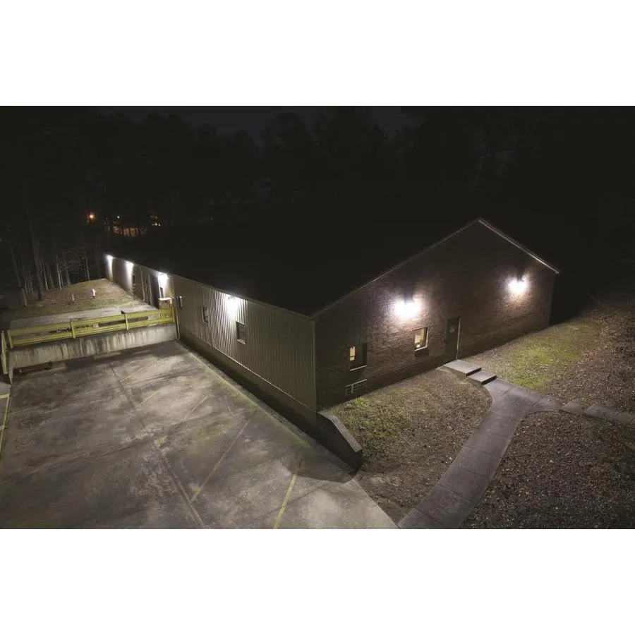 Lithonia Lighting 818-Lumen 8.5-Watt White Integrated LED Wall Pack Light, photo 4 of 6