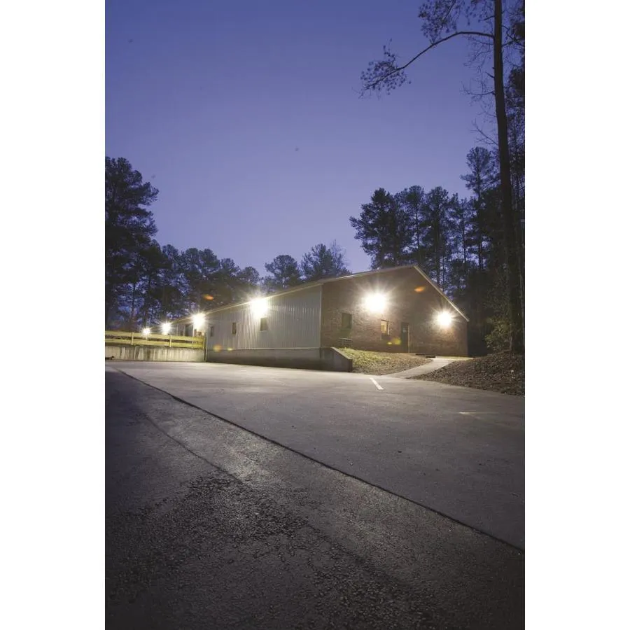 Lithonia Lighting 818-Lumen 8.5-Watt White Integrated LED Wall Pack Light, photo 5 of 6