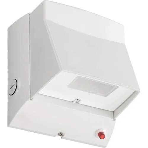 Lithonia Lighting 818-Lumen 8.5-Watt White Integrated LED Wall Pack Light, photo 6 of 6