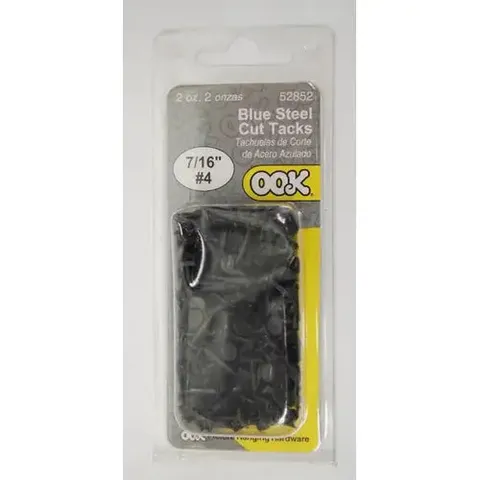 No. 4 × 7/16 in Blue Steel Cut Tacks, 2-Pack