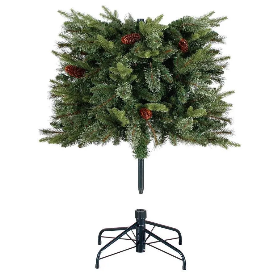 Holiday Living 7-ft Hayden Pine Pre-Lit Slim Artificial Christmas Tree with 210 Constant White Clear Incandescent Lights, photo 2 of 8