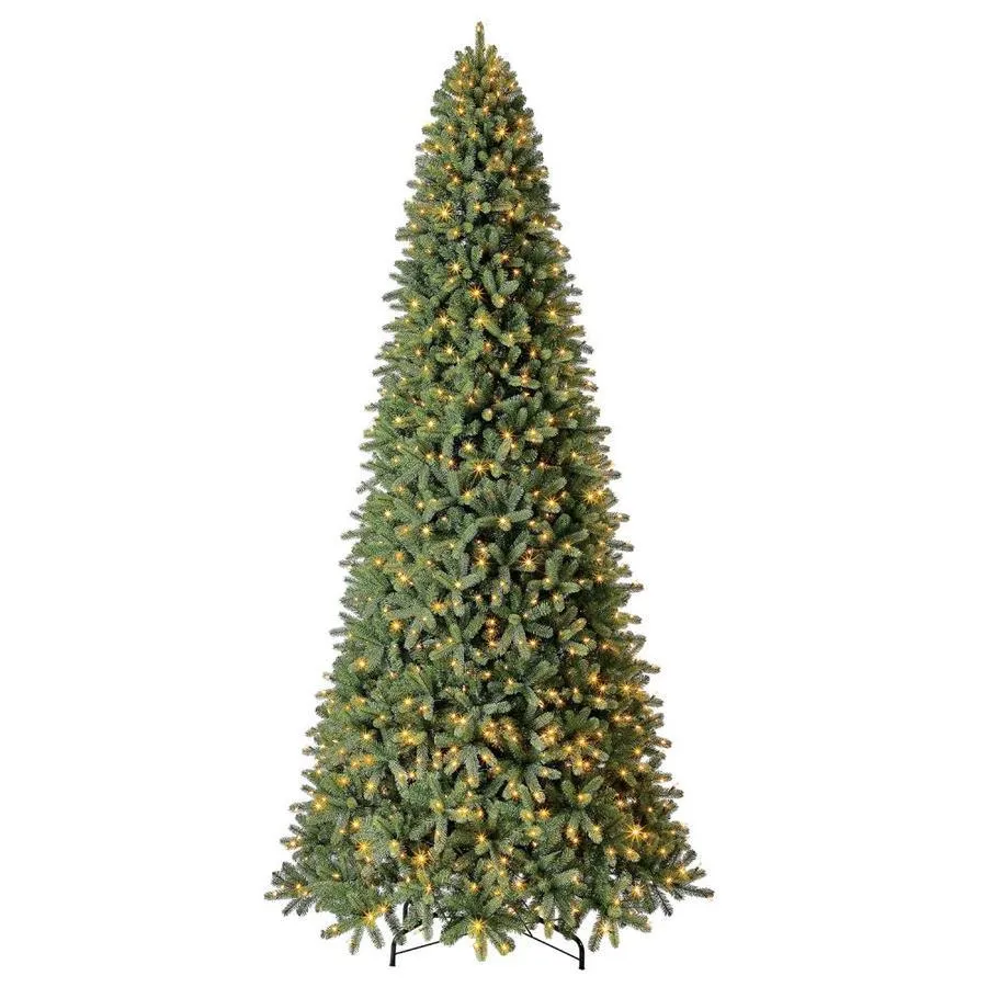 Holiday Living 12-ft Douglas Fir Pre-Lit Traditional Artificial Christmas Tree with 1200 Color Changing Color Changing LED Lights, photo 2 of 16