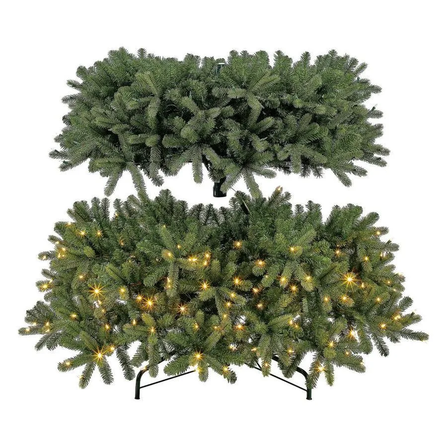 Holiday Living 12-ft Douglas Fir Pre-Lit Traditional Artificial Christmas Tree with 1200 Color Changing Color Changing LED Lights, photo 7 of 16