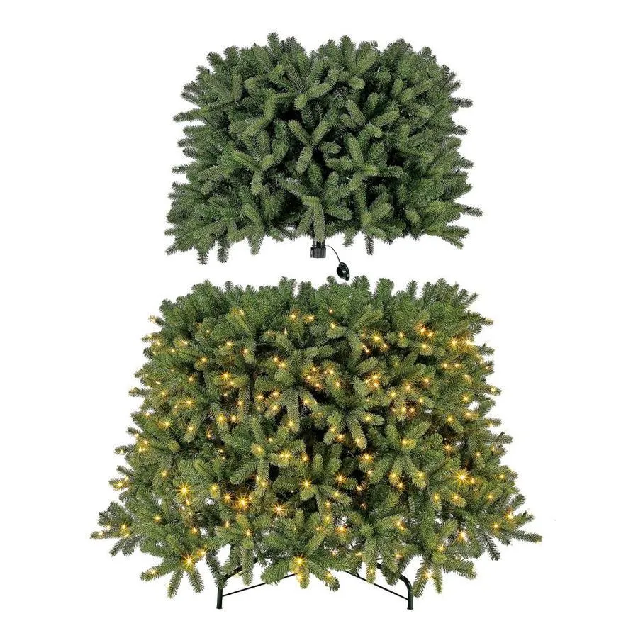 Holiday Living 12-ft Douglas Fir Pre-Lit Traditional Artificial Christmas Tree with 1200 Color Changing Color Changing LED Lights, photo 8 of 16