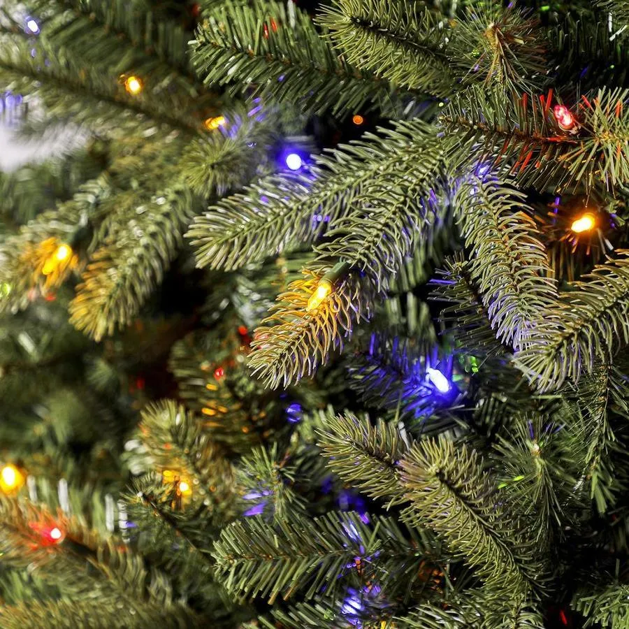 Holiday Living 12-ft Douglas Fir Pre-Lit Traditional Artificial Christmas Tree with 1200 Color Changing Color Changing LED Lights, photo 11 of 16