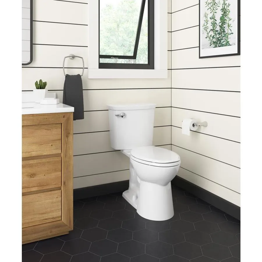 American Standard Homestead VorMax White WaterSense Elongated Chair Height 2-Piece Toilet, 12-in Rough-In (ADA Compliant), photo 5 of 17
