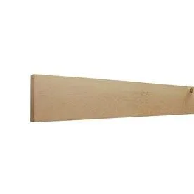 (Common: 1 × 4 in x 8-ft; Actual: 0.75 in × 3.5 in × 8 ft) Whitewood Board