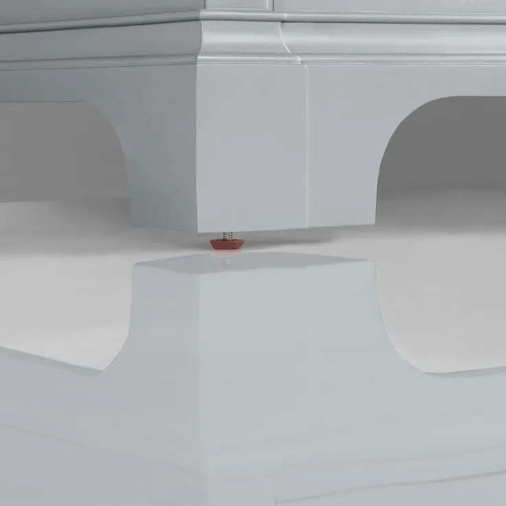 Melpark 60 in. W x 22 in. D Bath Vanity in Dove Grey with a Cultured Marble Vanity Top in White with White Sink, photo 4 of 11